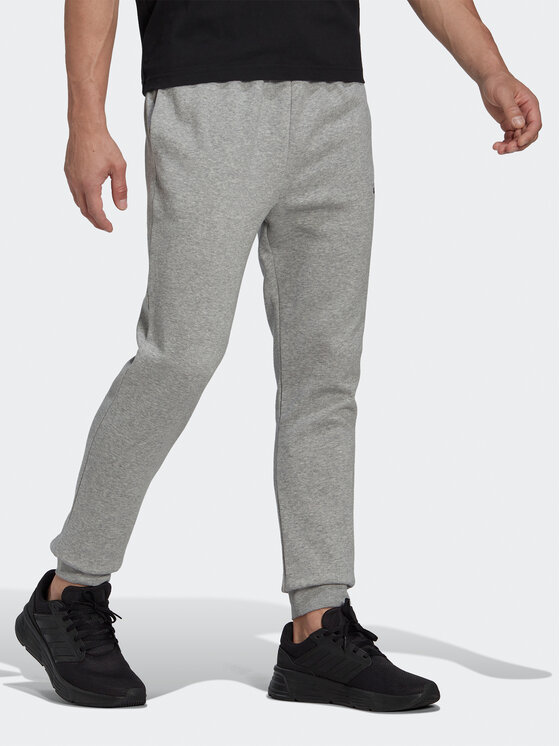 adidas adidas Spodnie dresowe Essentials Fleece HL2230 Szary Regular Fit