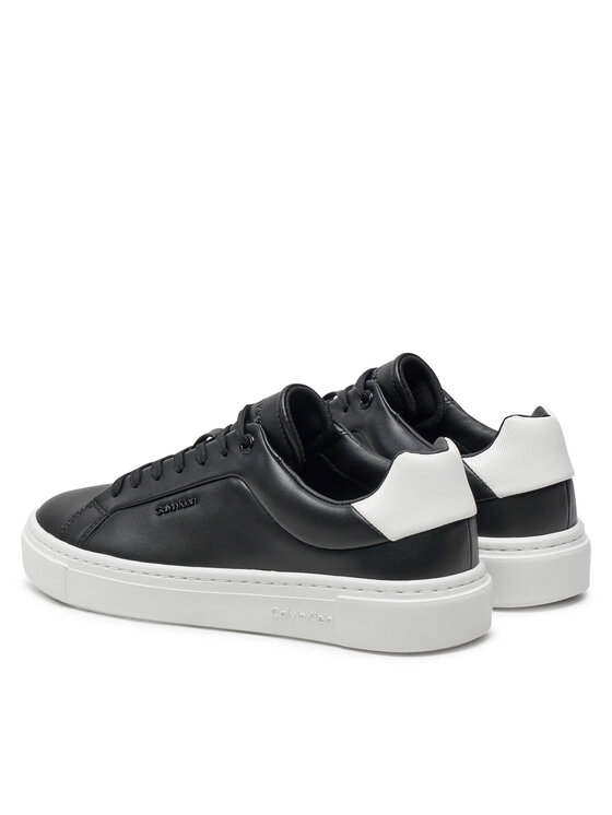 Calvin Klein Calvin Klein Laisvalaikio batai Cupsole Lace Up W/Ml Lth HW0HW02201 Juoda