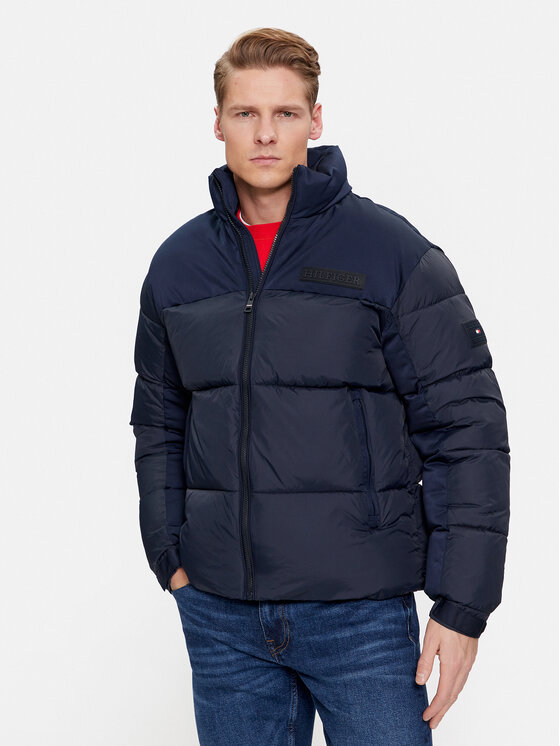 Tommy Hilfiger Tommy Hilfiger Zimska jakna New York MW0MW32770 Tamnoplava Regular Fit