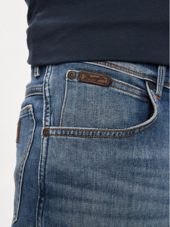 Wrangler Wrangler Szorty jeansowe Texas 112350867 Niebieski Regular Fit