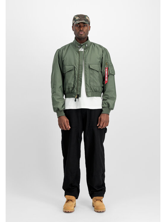Alpha Industries Alpha Industries Kurtka bomber G-8 WEP 1973 Vintage Bomber Jacket Zielony Core Fit