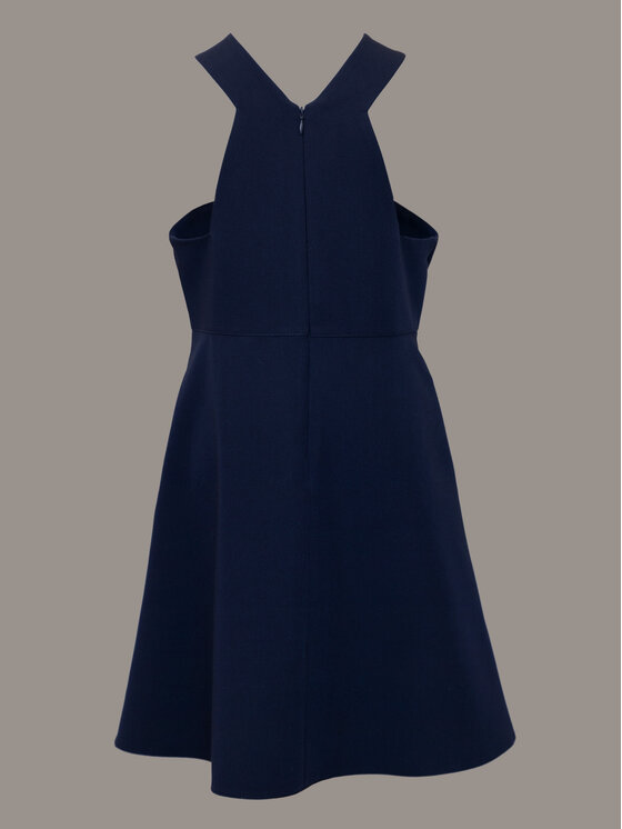 SLY SLY Sukienka 4S-202B Granatowy Comfortable Fit