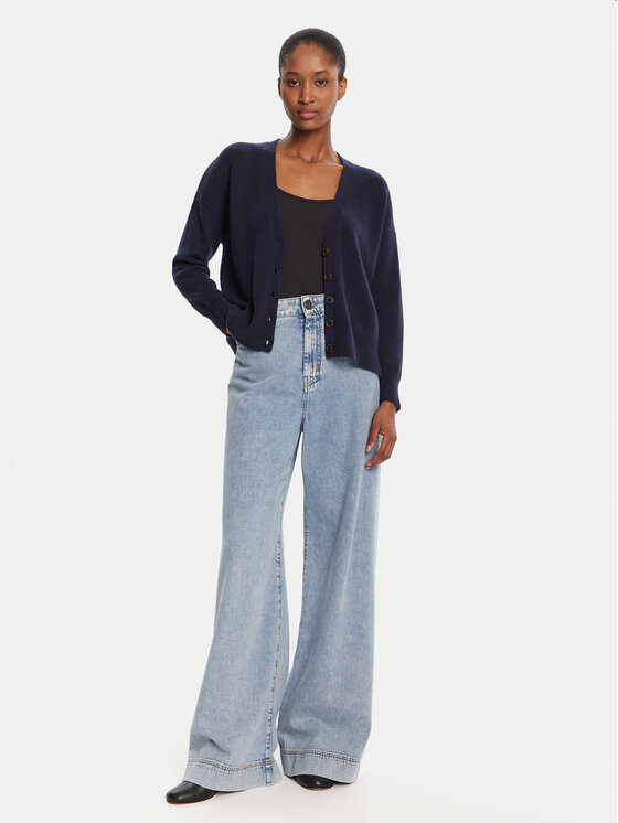 Marella Marella Kardigan Chicco 2523346044 Tamnoplava Loose Fit