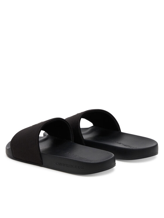 Calvin Klein Jeans Calvin Klein Jeans Papucs Slide Monogram Hardware YW0YW01713 Fekete