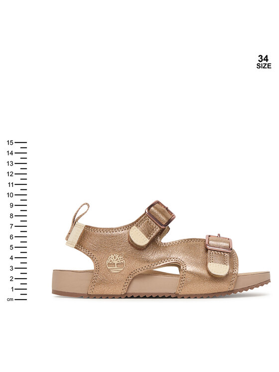Timberland Timberland Sandały Castle Island TB0A5MMNAFS1 Złoty