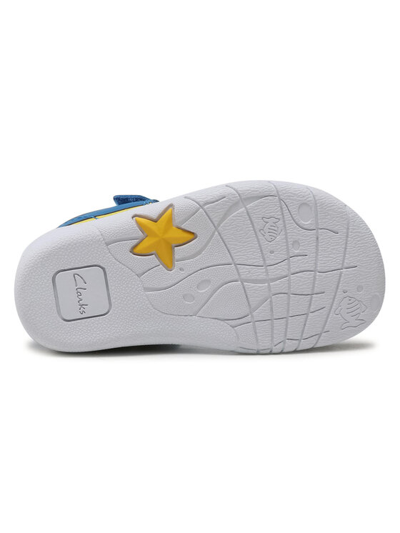 Clarks Clarks Sandały Zora Nemo T 261583886 Niebieski