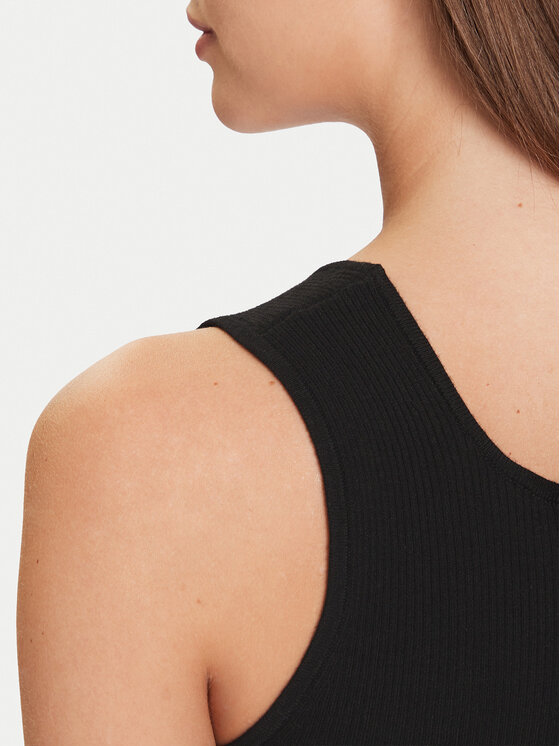 Guess Guess Top V5BP05 Z3JD2 Crna Slim Fit