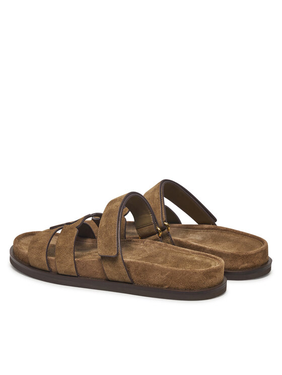 Tory Burch Tory Burch Pantoletten Ines Sport Slide 163481 Braun