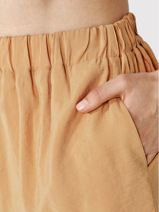 Simple Simple Stoffshorts SKD005 Braun Regular Fit