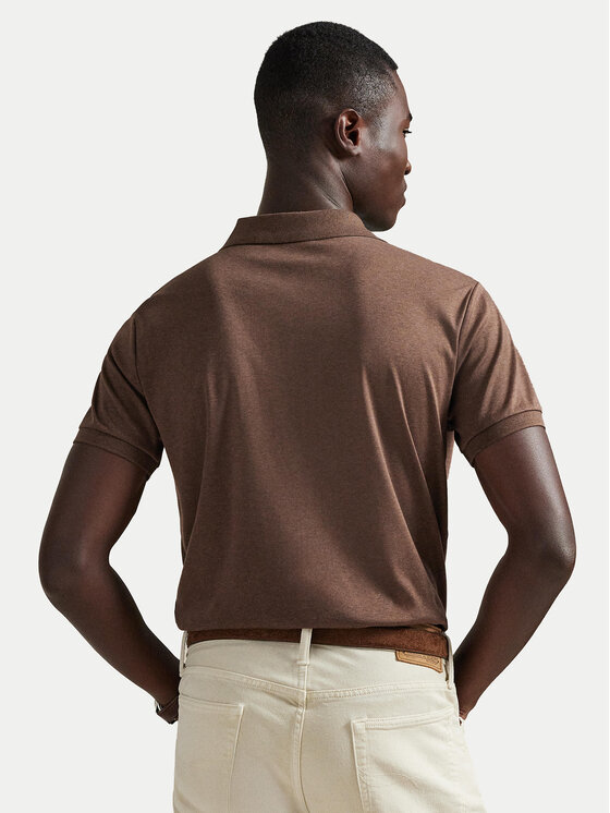 Polo Ralph Lauren Polo Ralph Lauren Polo marškinėliai 710704319094 Ruda Custom Slim Fit