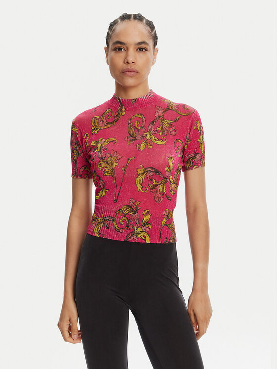 Versace Jeans Couture Versace Jeans Couture Maglione 78HAFM07 Rosa Slim Fit