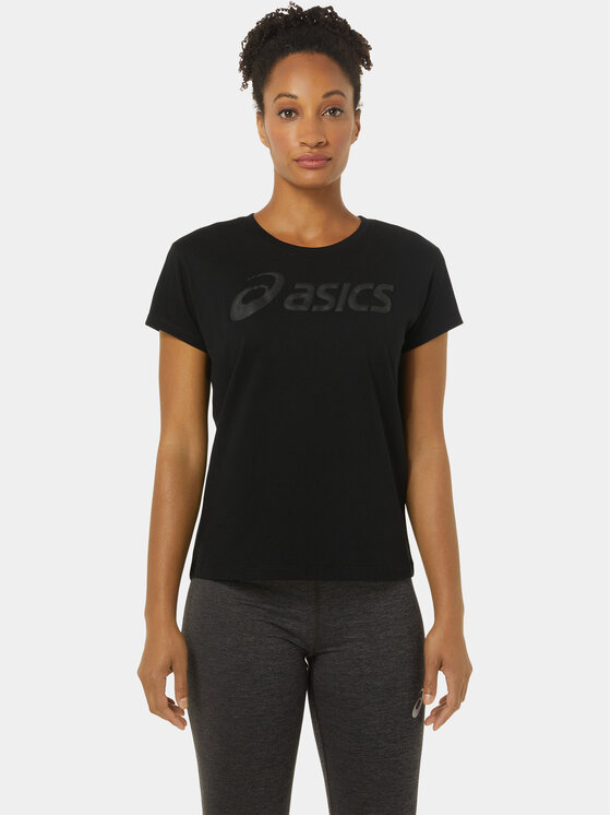 Asics Športna majica Asics Big Logo Tee Iii 2032C411 Črna Ahletic Fit