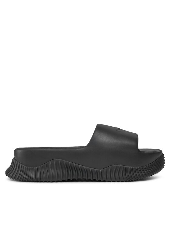 Şlapi Calvin Klein Texture Hybrid Slide HW0HW01850 Negru