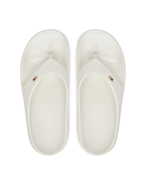 Flip flop Tommy Hilfiger Femei, Mărimea: 37_38, Alb, Th Comfort Beach Sandal FW0FW08522