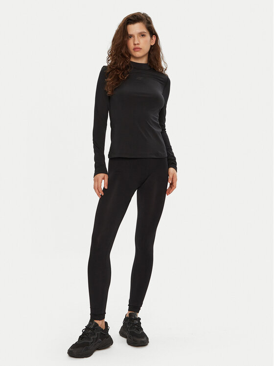 4F 4F Termalno donje rublje 4FWAW24USEAF153 Crna Slim Fit