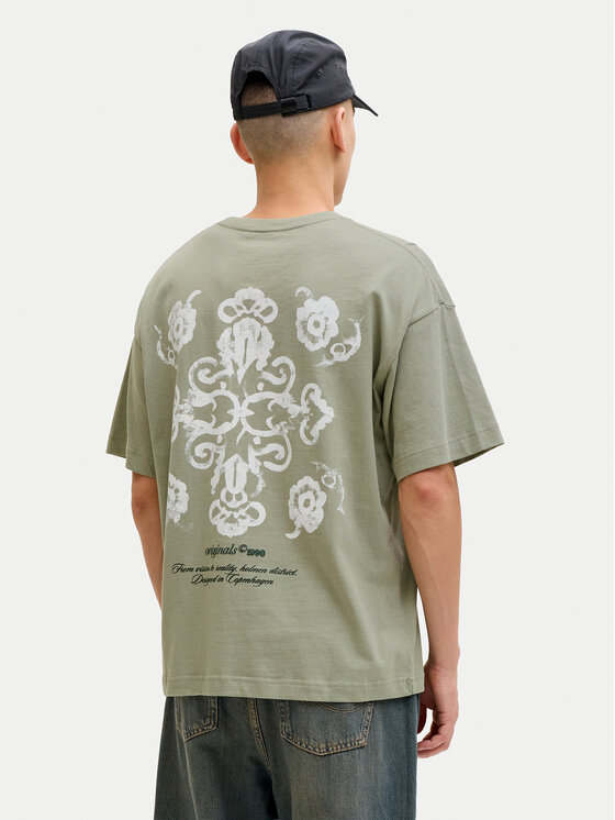 Jack & Jones Tricou Montauk Back 12290892 Verde Regular Fit