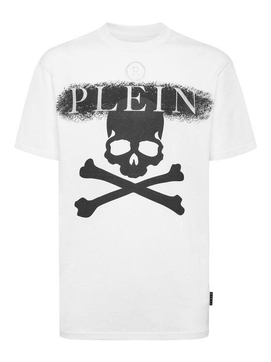 PHILIPP PLEIN PHILIPP PLEIN T-Shirt 777 Biały Regular Fit