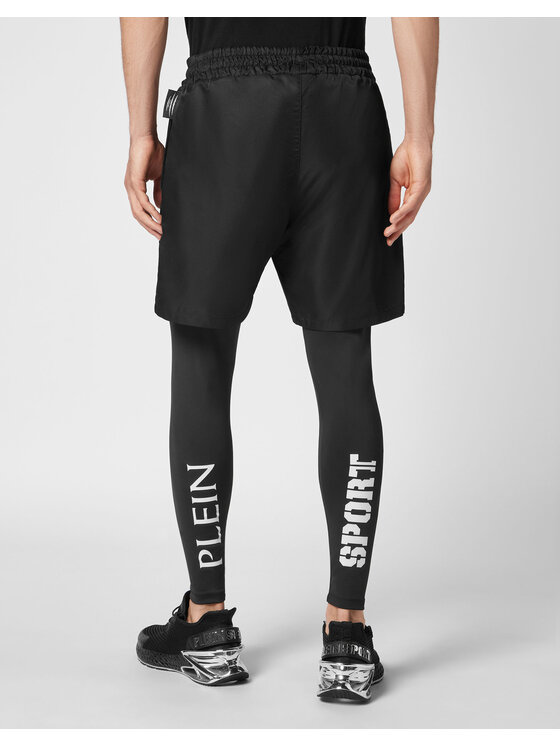 Plein Sport Plein Sport Legginsy 8227 Czarny Active Fit