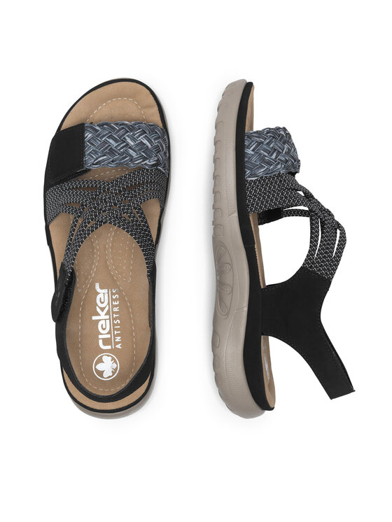 Rieker Rieker Sandales 64889-00 Melns