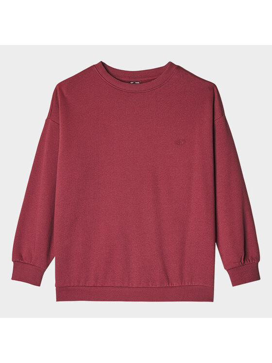 4F 4F Bluza 4FJWAW24TSWSU1432 Czerwony Regular Fit