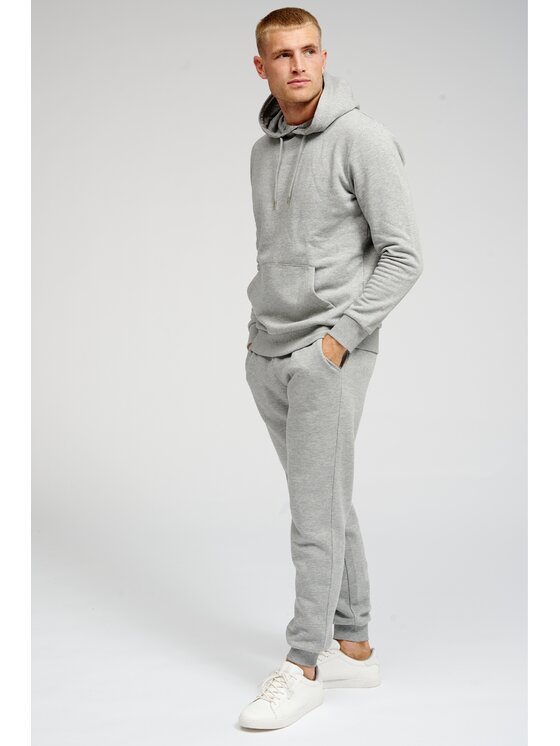 TeeShoppen TeeShoppen Joggery 'Basic Collection' Szary Regular Fit