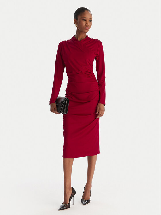 ACCESS FASHION ACCESS FASHION Rochie cocktail 54-3040-225 Roșu Slim Fit