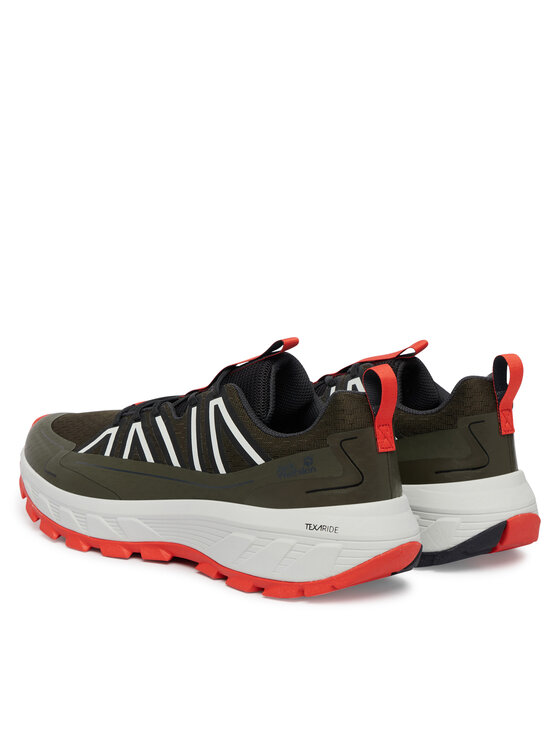 Jack Wolfskin Jack Wolfskin Trekking čevlji Wild Hike Low M A65579 Zelena