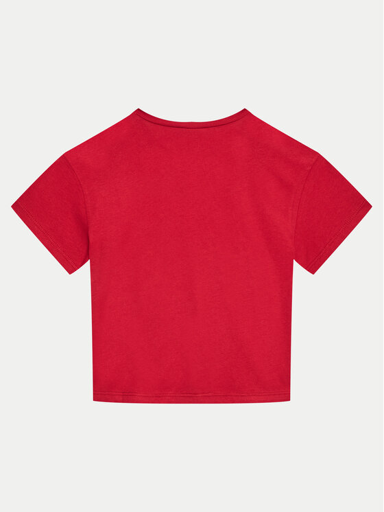 United Colors Of Benetton United Colors Of Benetton T-Shirt 3096C10LG Czerwony Regular Fit