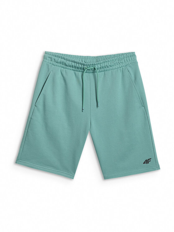 4F 4F Szorty sportowe BASIC+ Turkusowy Regular Fit
