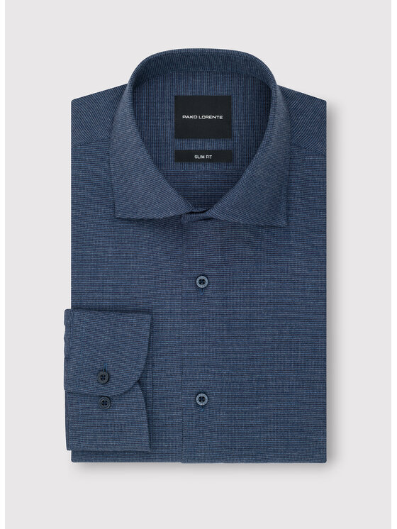 Pako Lorente Pako Lorente Koszula P25WF-1X-017 Granatowy Slim Fit