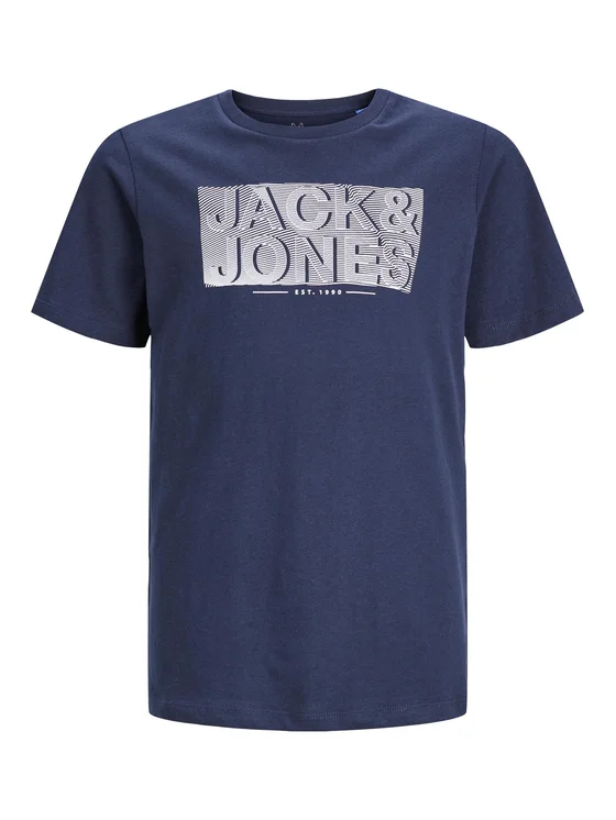 Jack&Jones Junior T-Shirt 12237109 Dunkelblau Regular Fit