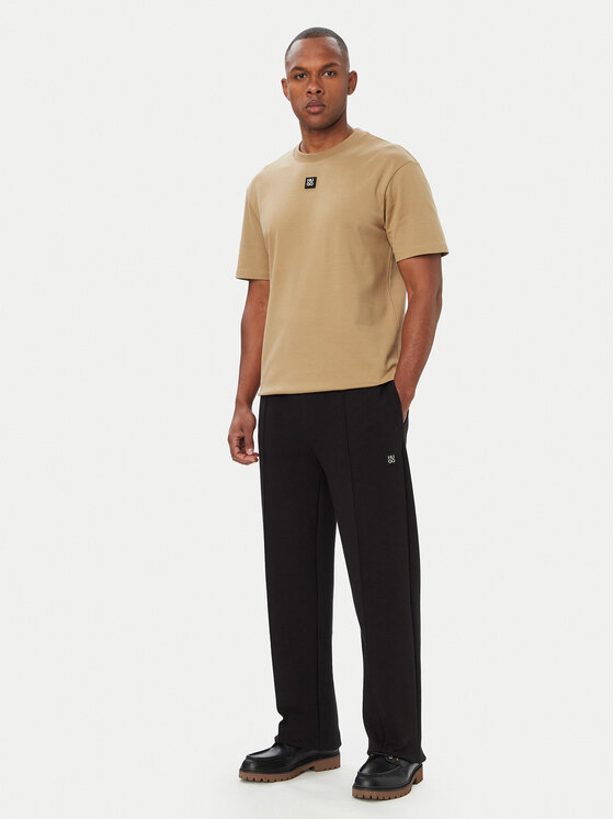 HUGO HUGO Тишърт Dalile 50505201 Бежов Regular Fit