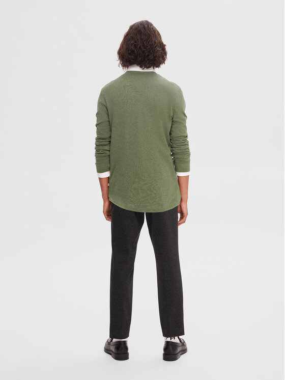 Selected Homme Selected Homme Sveter 16079774 Zelená Regular Fit