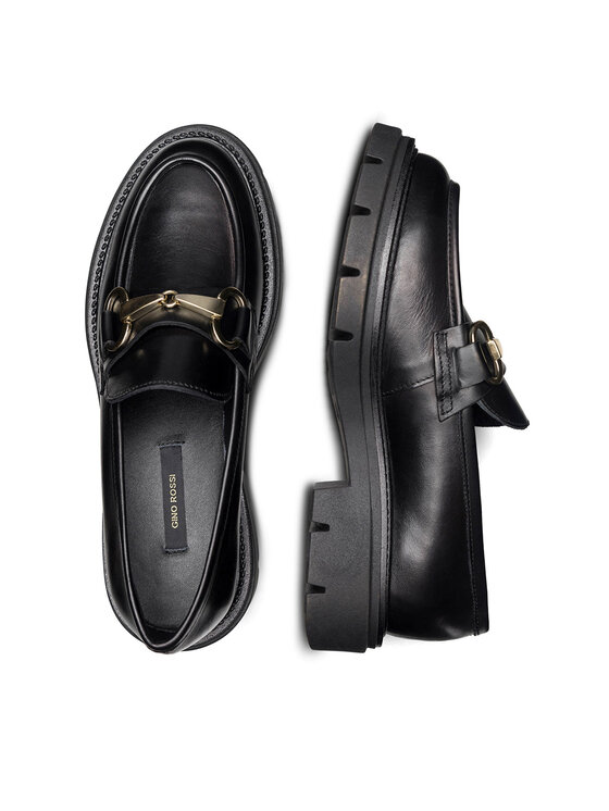GINO ROSSI Gino Rossi Loafersy GRACE-I23-26370PE Czarny