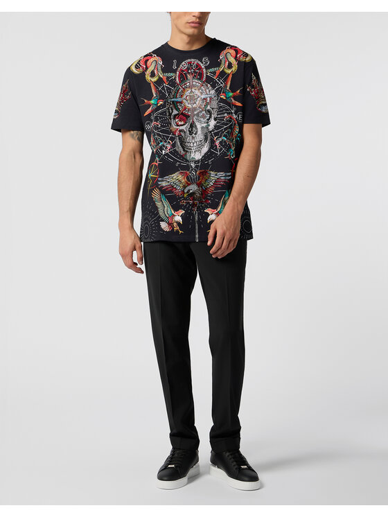 PHILIPP PLEIN PHILIPP PLEIN T-Shirt 29020 Czarny Regular Fit