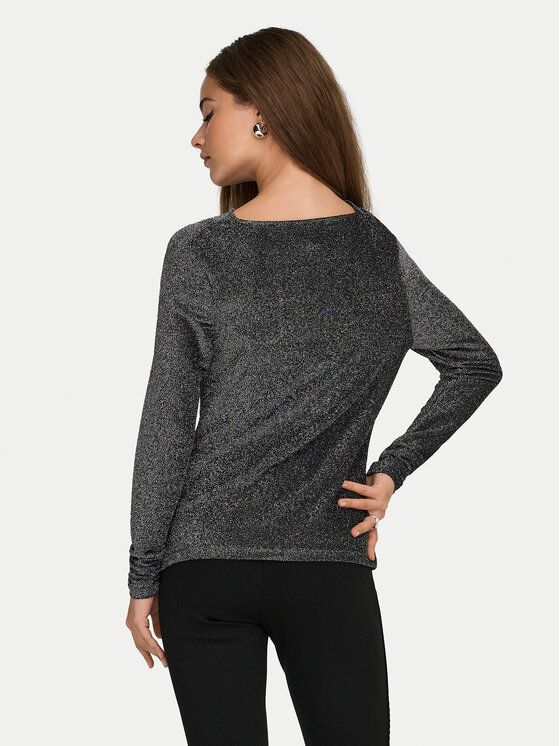 ONLY ONLY Bluzka Rich 15360265 Szary Regular Fit