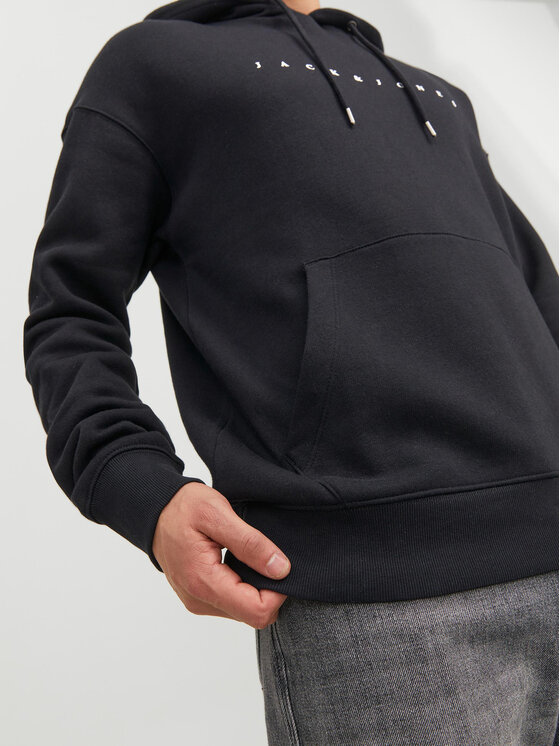 Jack&Jones Jack&Jones Majica dugih rukava 12233972 Crna Relaxed Fit