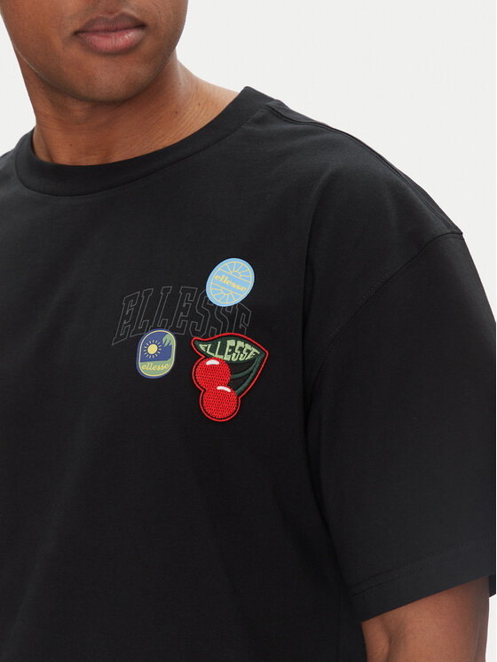 Ellesse Ellesse T-särk Stickero SHZ21993 Must Regular Fit