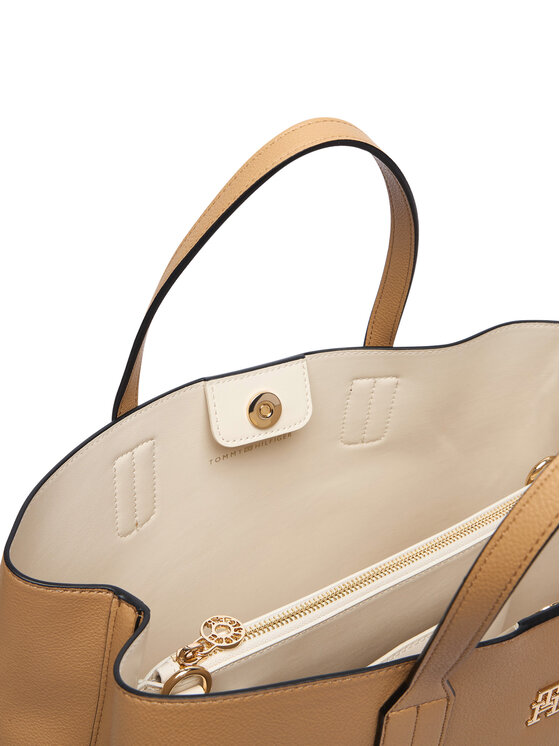 Tommy Hilfiger Tommy Hilfiger Käekott Th Icon Satchel AW0AW18723 Khakivärviline