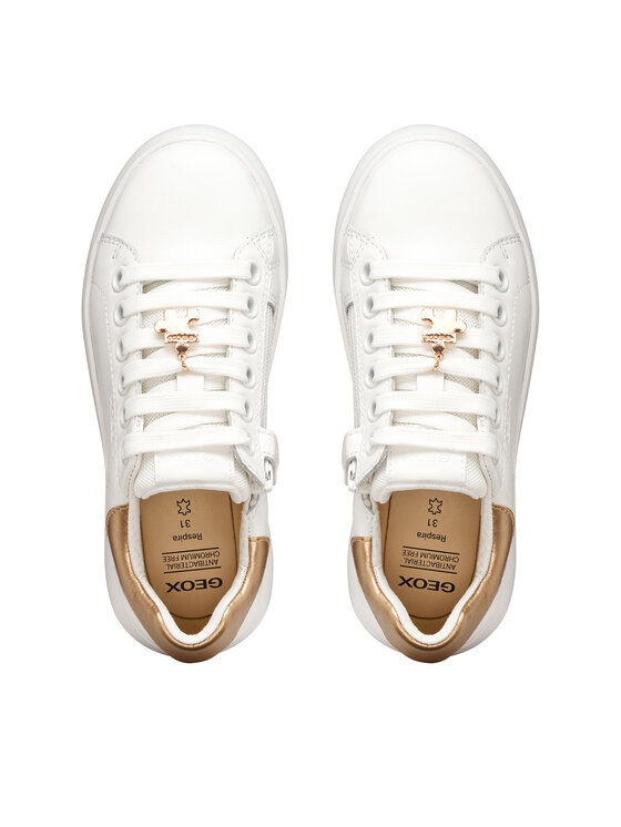 Geox Geox Sneakersy J Puffypop Girl J65MRA 00085 C1Z8W D Biela