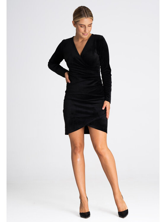 FIGL FIGLFIGL Vestito M963 Nero Regular Fit
