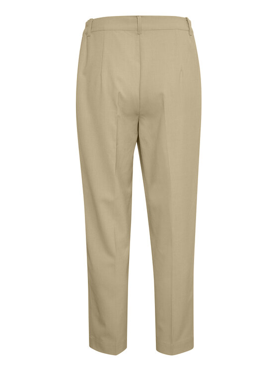 Karen by Simonsen Karen by Simonsen Hlače iz tkanine Hirstal 10104332 Bež Classic Fit