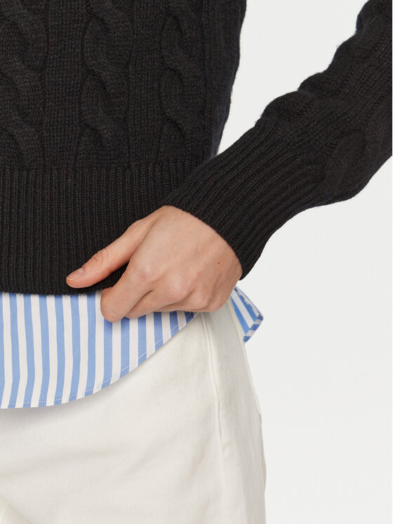 Polo Ralph Lauren Polo Ralph Lauren Kardigán 211910443011 Čierna Regular Fit
