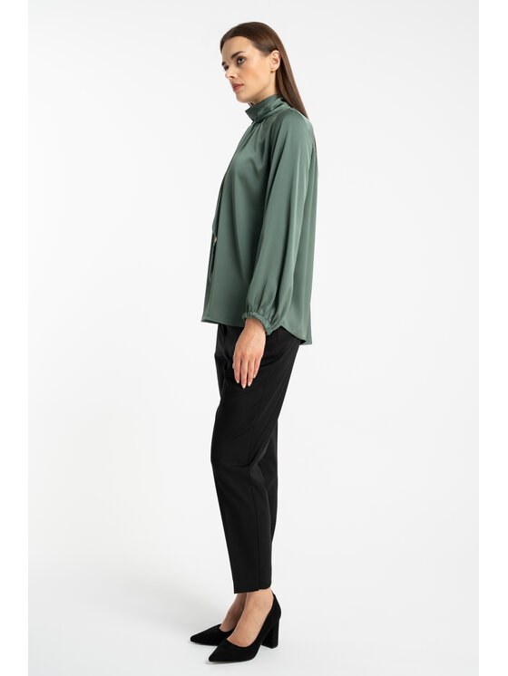 CLICK CLICK Halenka 10-6917 Zelená Relaxed Fit