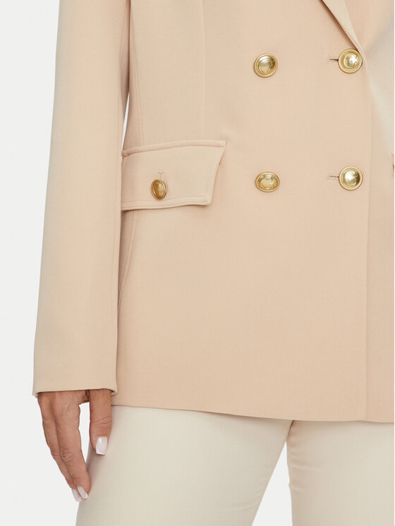 Guess Guess Bleizers Fiona W4YN54 WFWX2 Bēšs Regular Fit