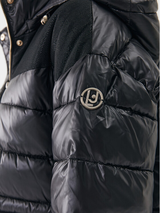 Liu Jo Sport Liu Jo Sport Pehelykabát TF3137 TS031 Fekete Relaxed Fit