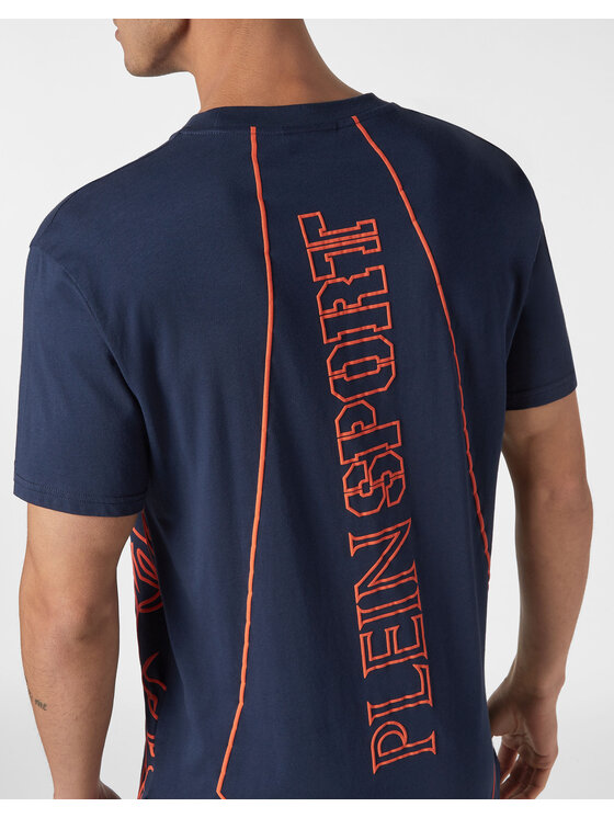 Plein Sport Plein Sport T-Shirt 4989 Błękitny Regular Fit