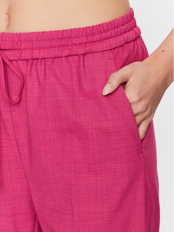 MAX&Co. MAX&Co. Kalhoty z materiálu Grissino 71340123 Růžová Regular Fit