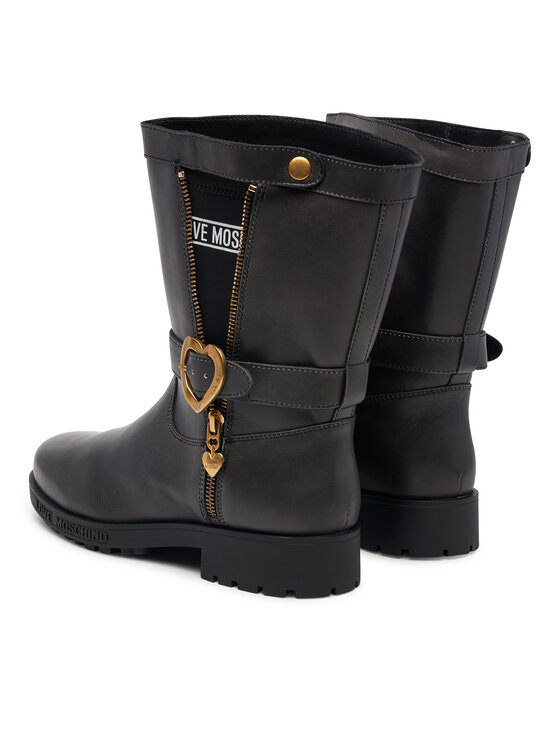 LOVE MOSCHINO LOVE MOSCHINO Členková obuv JA24174G0PIJ100A Čierna