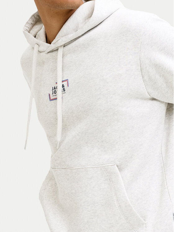 Jack & Jones Jack & Jones Суитшърт Corp 12268422 Бял Regular Fit